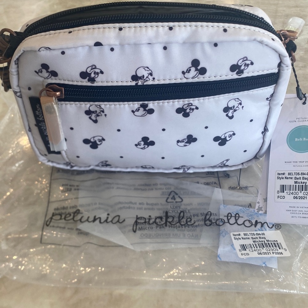 Petunia Pickle Bottom Mickey Mouse Belt Bag and Purse